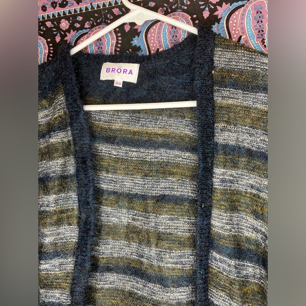 Brora mohair striped sweater - Picture 4 of 6